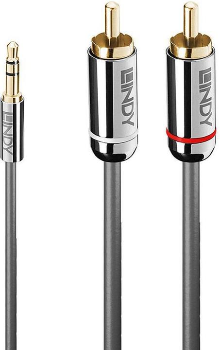 Lindy 3.5 mm – Cinch (1 m, Cinch, 3.5mm Klinke (AUX))