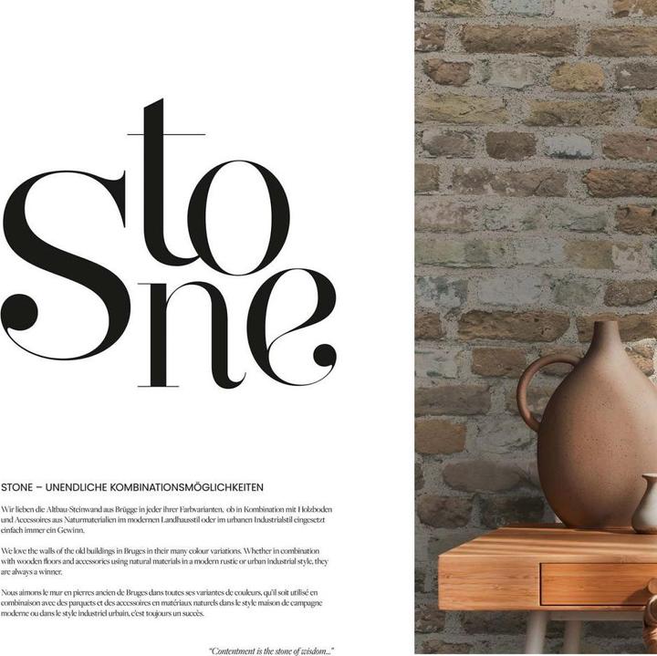 Produktbild A.S. Création Steintapete (53 x 1005 cm)