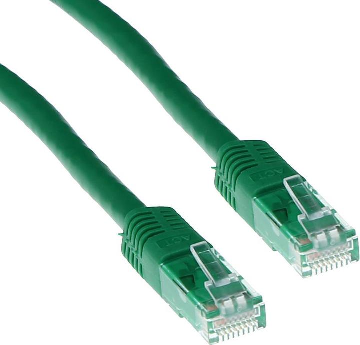 Immagine prodotto CAT6A UTP 0.5m 0.5m Cat6a U/UTP (UTP) Cavo di rete verde (U/UTP, CAT6a, 0.50 m)