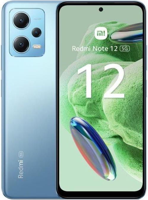 Produktbild Xiaomi Redmi Note 12 5G (128 GB, Ice Blue, 6.67", Hybrid Dual SIM, 48 Mpx, 5G)