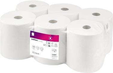 Produktbild Wepa 6 Handtuchrollen prestige 2-lagig hochweiss (6 x)