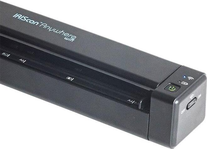 Produktbild Iris IRIScan Anywhere 6 WIFI Simplex 15PPM mit Akku mobiler Dokumentenscanner PDF OCR SW WinMac iOS (USB)