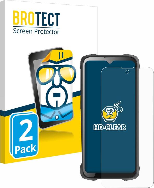 Actual product image BROTECT Screen Protector Clear (2 Piece, Cubot King Kong 9)