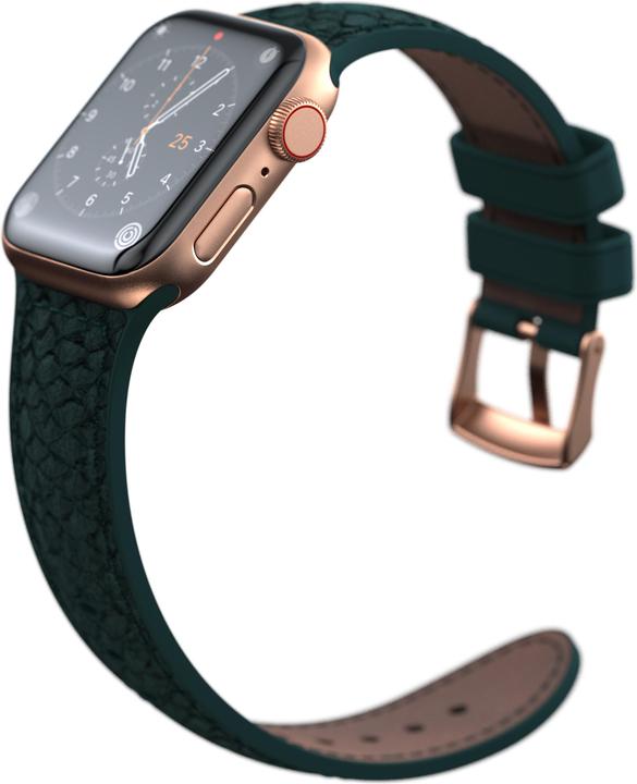Produktbild Njord Jord Watch Strap For (44 mm, 45 mm, Veganes Leder, Lachsleder, Edelstahlverschluss, Apple Watch)