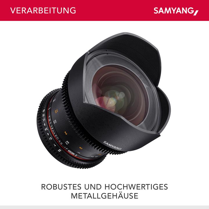 Image du produit Samyang 14mm T3.1 VDSLR II Canon EF (Canon EF-M, Plein format)