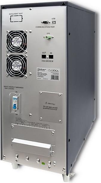 Actual product image Qoltec Pure Sine Wave 53044 (10000 VA, 800 W, Online double converter UPS)