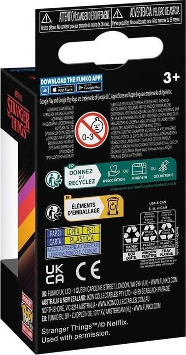 Image du produit Funko Stranger Things POP! porte-clés vinyle 4 cm Eddie Display (12)
