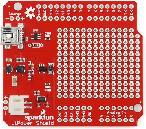 Actual product image SparkFun LiPower Shield (Shield)