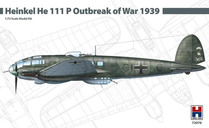 Actual product image Hobby 2000 Heinkel He 111 P Outbreak of War 1939