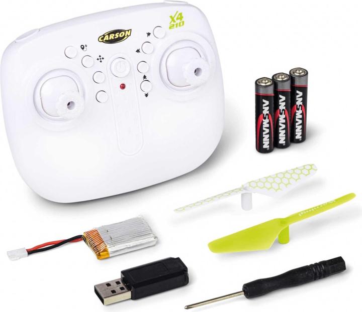 Immagine prodotto Carson X4 Quadcopter 210 (9 min, 44 g)