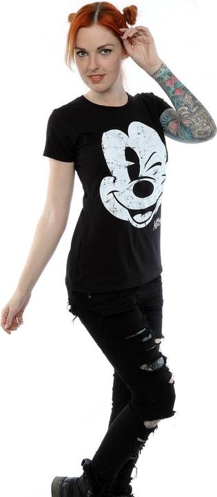 Produktbild Disney Mickey Mouse Distressed Face TShirt (M)