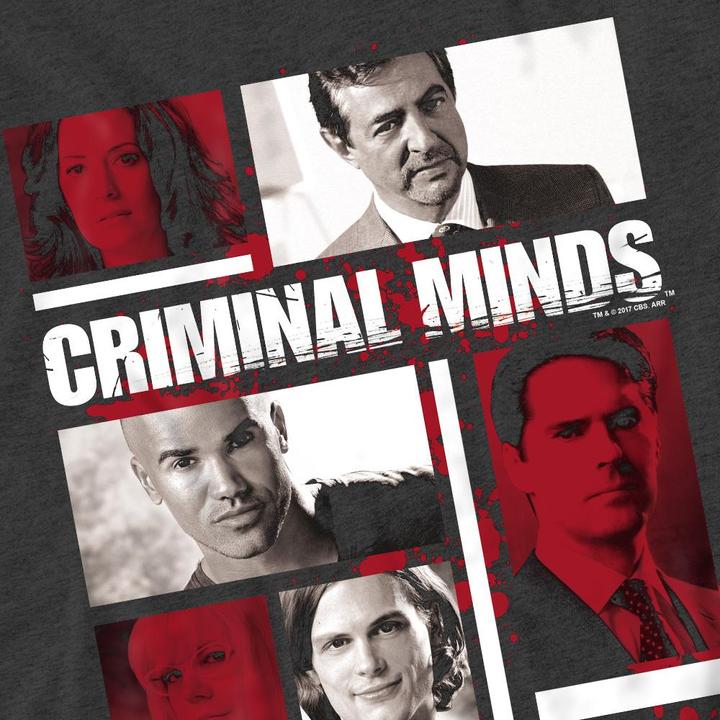 Immagine prodotto Criminal Minds Maglietta Scatole dei Personaggi Adulto Unisex (XXL)