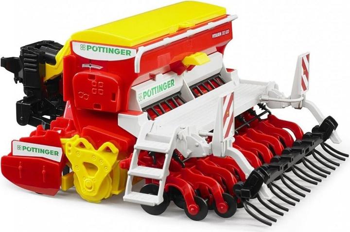 Actual product image Bruder Pöttinger seed drill power harrow