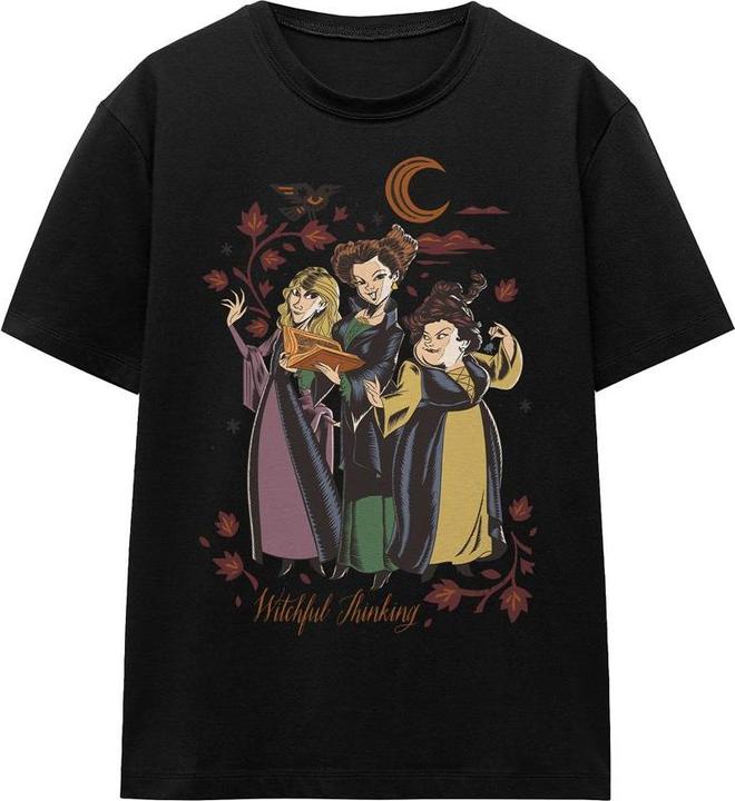 Actual product image Universal Textiles Unisex Adult Witchful Thinking Sanderson Sisters T-Shirt (M)