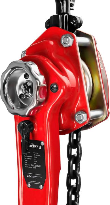 Produktbild Steinberg Ratschenzug Hebelzug Handhebezug Ketten Ratschenzug Flaschenzug 1,5 T Kette 2 m