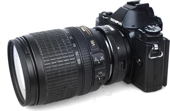 Actual product image Commlite Nikon F lens for MFT (Standard, Micro Four Thirds)