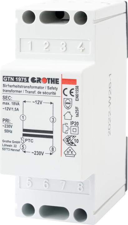 Produktbild Grothe Klingel-Transformator 12 V/AC