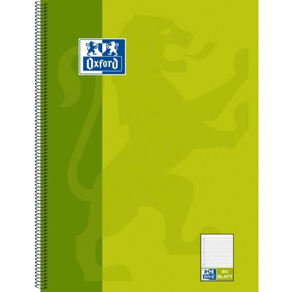 Produktbild Oxford Collegeblock (A4+, Liniert, Harter Einband)