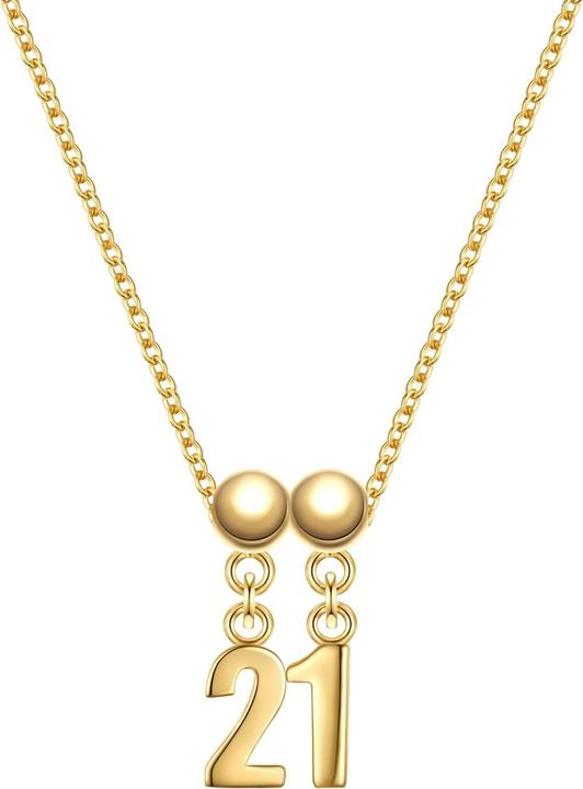 Glanzstücke München Damen Schmuckset Zahl 21 - 36908 (Sterling Silber)