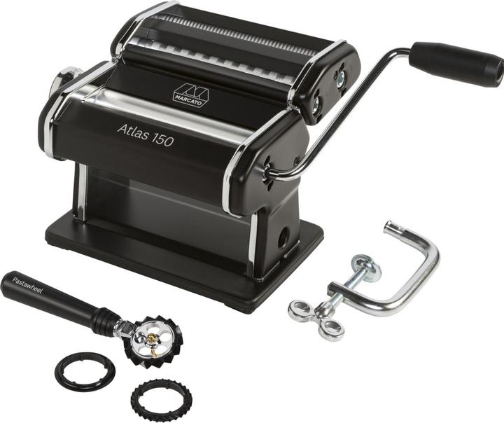 Marcato ATLAS 150 NERO + PASTA - RUOTA NERA