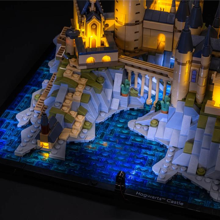 Produktbild Light my bricks LED Licht Set für LEGO 76419 Harry Potter Schloss Hogwarts mit Schlossgelände
