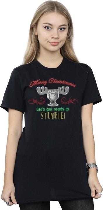 Actual product image National Lampoon´s Vacation Womens/Ladies Moose Head Cotton Boyfriend T-Shirt (3XL)