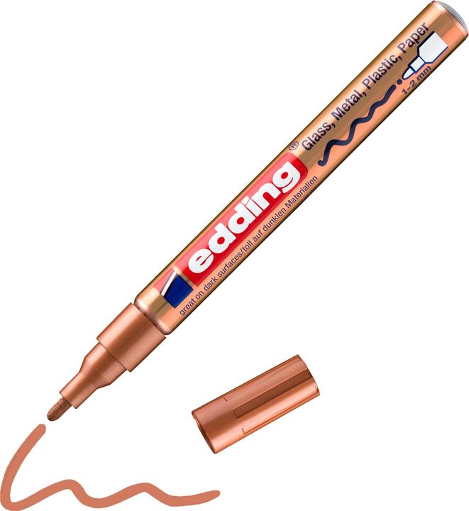 Actual product image Edding Paint marker 751 CREA Brown (Brown, 2 mm, 1 x)