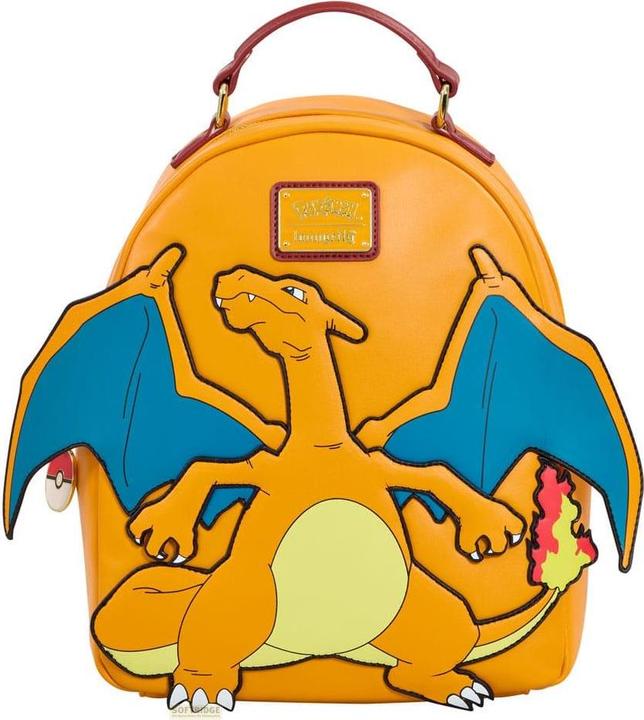 Actual product image Loungefly Pokemon by Mini Rucksack Charizard Cosplay