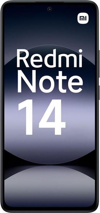 Actual product image Xiaomi Redmi Note 14 (128 GB, Midnight Black, 6.67", Hybrid Dual SIM, 108 Mpx, 4G)