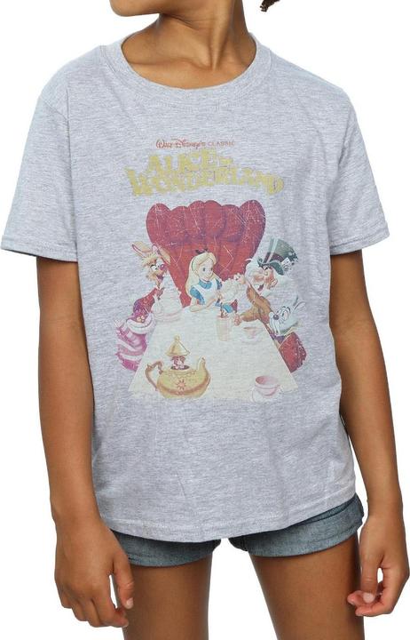 Immagine prodotto Disney Alice In Wonderland Retro Poster Maglietta Ragazze (116)