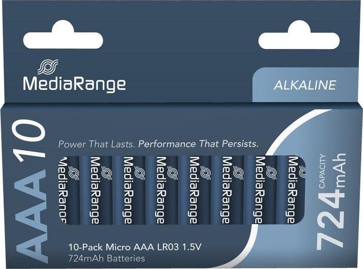 Actual product image MediaRange Premium Alkaline (10 pcs., AAA, 724 mAh)