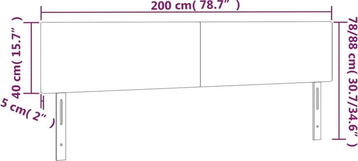 Immagine prodotto VidaXL Roberto (200 x 5 x 88 cm)