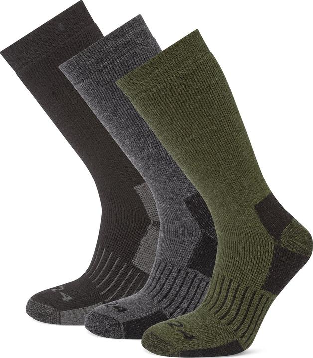 Black, Khaki, Dark grey Marl