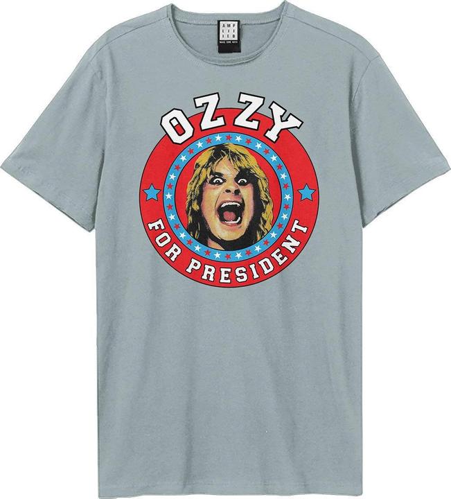 Immagine prodotto Amplified For President Maglietta Ozzy Osbourne Adulto Unisex (S)