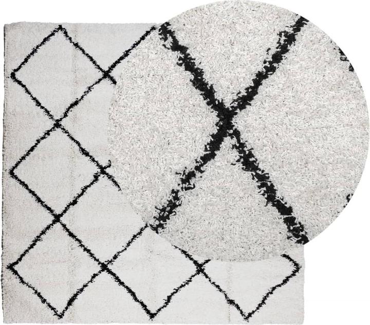 Image du produit VidaXL Tapis Shaggy haut velours Moderne (120 x 120 cm)