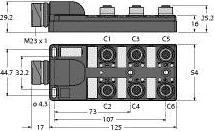 Produktbild Turck Aktuator-/Sensor-Verteiler