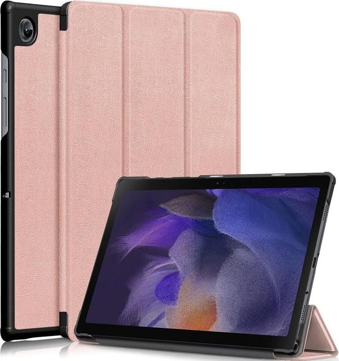 Cover-Discount Galaxy Tab A7 Lite - Tri-fold Smart Case rose gold (Galaxy Tab A7 Lite)