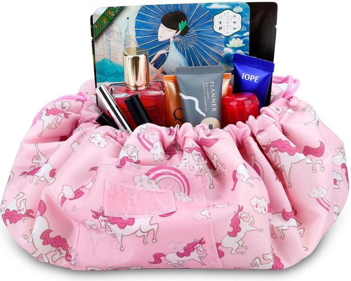 Immagine prodotto Intirilife Borsa per cosmetici in ROSA WHITE HORSES
