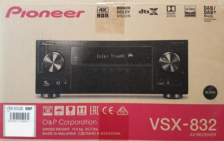 Actual product image Pioneer Vsx-832 (5.1 channels, FM, AM)