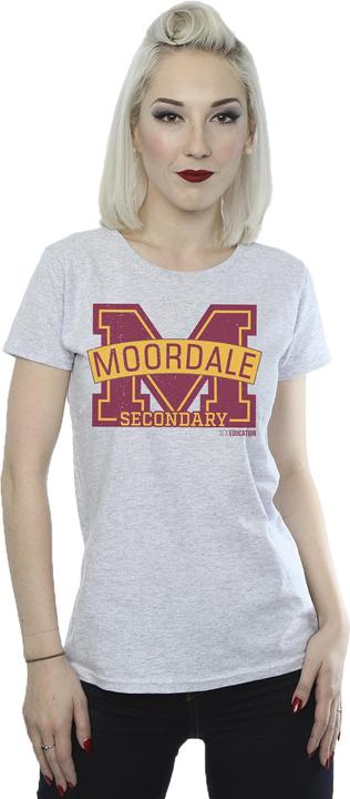 Image du produit Netflix - T-shirt SEX EDUCATION MOORDALE CRACKED M LOGO - Femme (M)