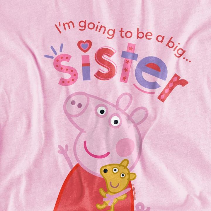 Actual product image Peppa Pig Childrens/Kids Big Sister T-Shirt (116)