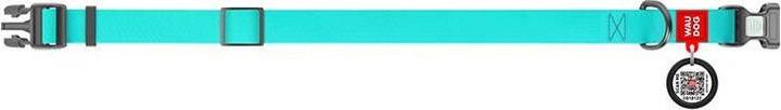 Produktbild Waudog Waterproof glowing dog collar with QR passport 40 mm wide, 46-70 cm long (40, Hund, Hundesport)
