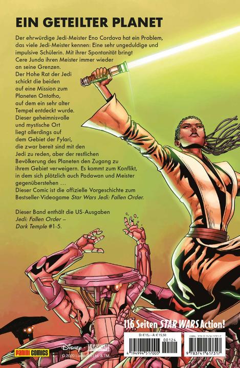 Produktbild Panini Star Wars Comics: Jedi: Fallen Order - Der dunkle Tempel (Deutsch, Paolo Villanelli, Thomas Schröder, Matthew Rosenberg, 2020)