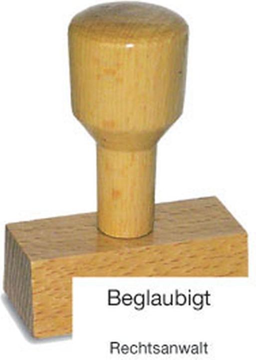 Produktbild Neutral Holzstempel