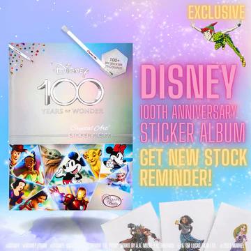 Actual product image Craft Buddy Crystal Art Disney 100 Sticker Album Starter Pack