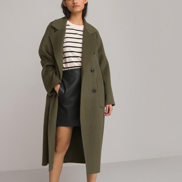 Image du produit La Redoute Collections Manteau en laine mélangée (50)