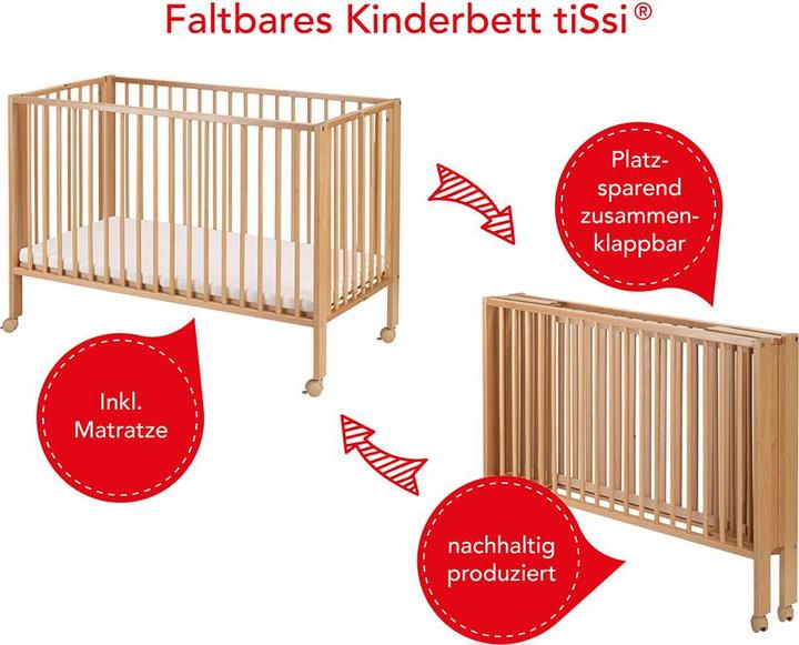 Image du produit Tissi Lit pliant (60 x 120 cm)