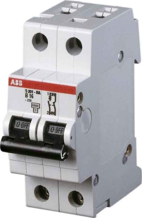 Actual product image ABB S201-C13NA Automatic circuit breaker C-Char.,6kA,13A,1P,+NA