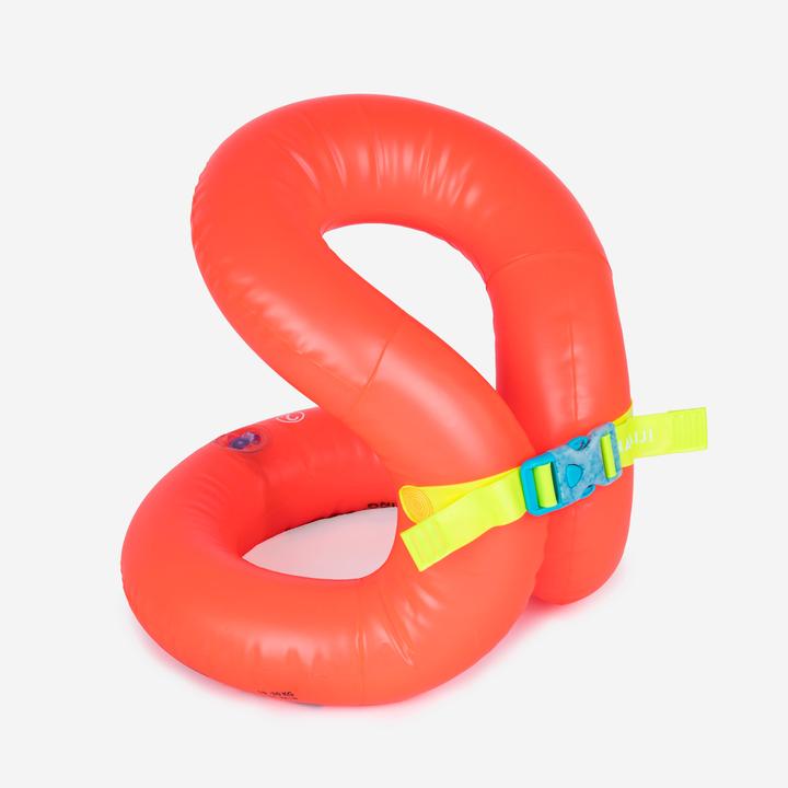 Actual product image Nabaiji Inflatable neck buoyancy aid for children 18-30 kg - orange (19, 20, 21, 22, 23, 24, 25, 26, 27, 28, 29, 30, 18-30 kg)