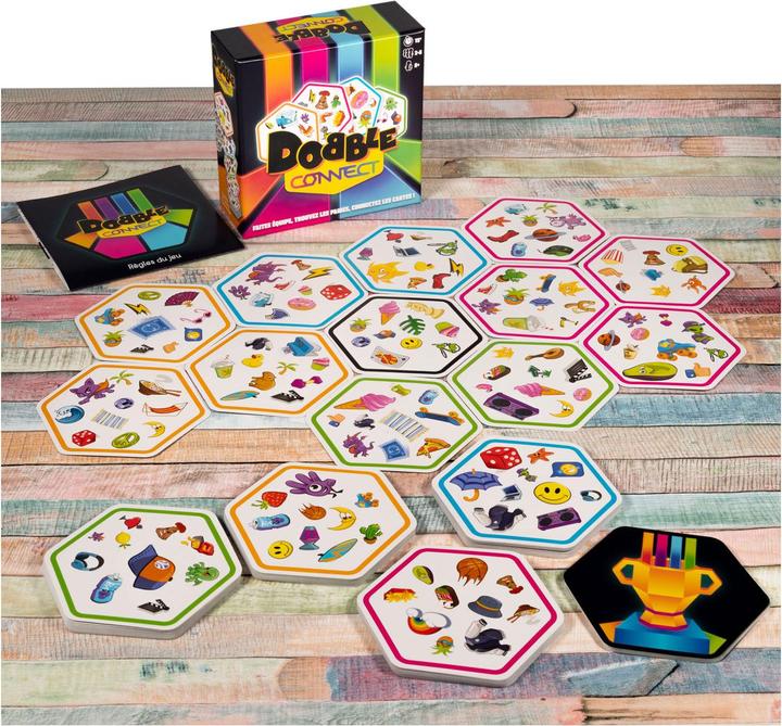Actual product image Asmodée Dobble Connect Card Game
